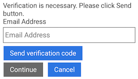 Enter Email Address